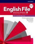 učebnice angličtiny English File 4th Edition Elementary Multipack