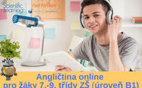 Online kurz SciLearn English pro žáky 7.-9. třídy ZŠ (úroveň B1) - Kurz angličtiny - Kněžmost