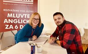 (1 rodilý mluvčí - 1 účastník) 70h konverzace během 6 dnů - v Česku - NEBOJÍM SE, CHCI KONEČNĚ MLUVIT - Kurz angličtiny - Praha 1