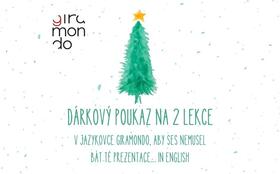 Vánoční poukaz - Kurz angličtiny - Praha 12