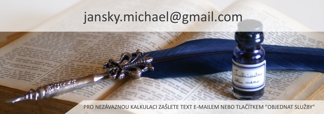 Překladatel Mgr. Michael Janský Plzeň 4